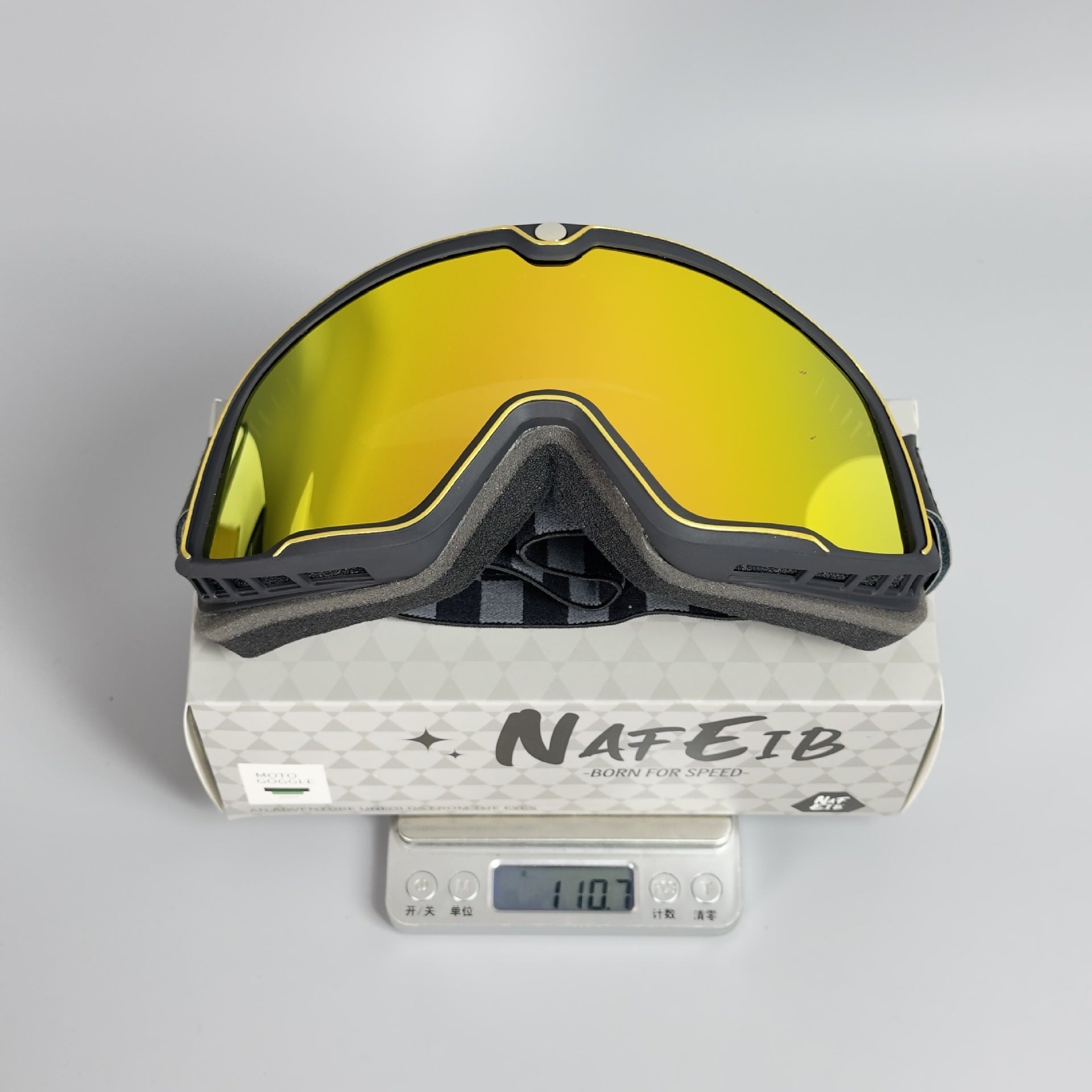 Retro-style DEUS Motorcycle Helmet Goggles