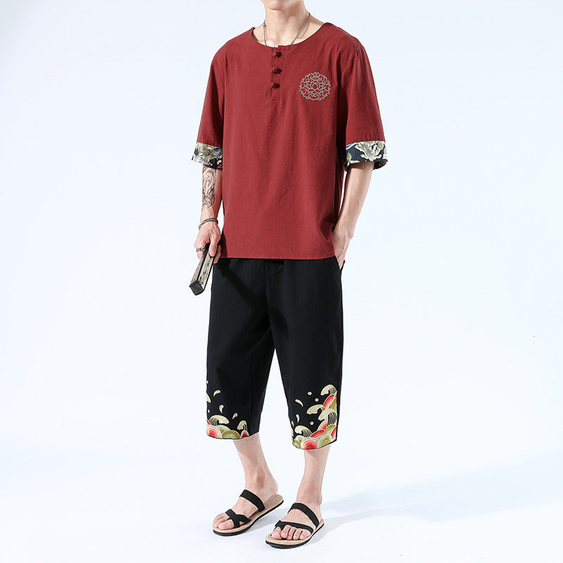 Japanese Kimonos Summer Short-Sleeved T-shirt