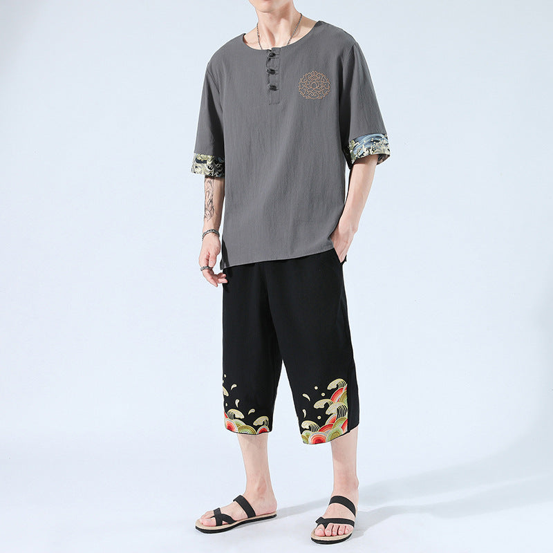 Japanese Kimonos Summer Short-Sleeved T-shirt