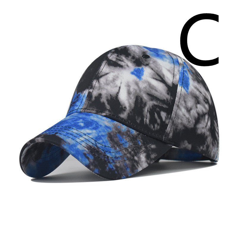 Tie-dyed Cotton Men's And Women's Baseball Caps