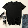 Summer Clothing Crew-neck Blank T-shirts For Men And Women