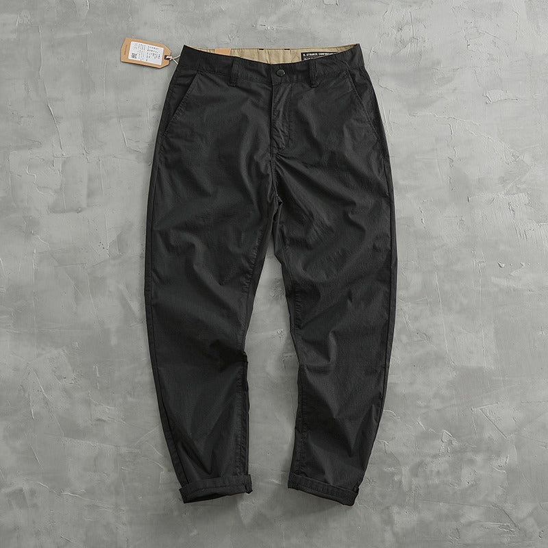 Mens Casual Straight Leg Trousers For Spring And Autumn