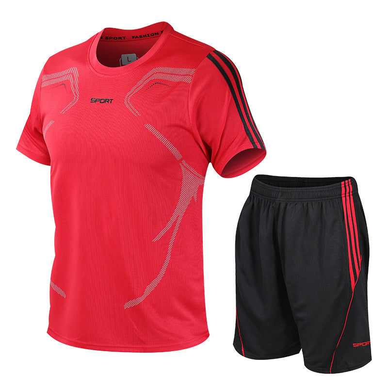 Men's Sets Summer Sportswear T-Shirts And Shorts Track