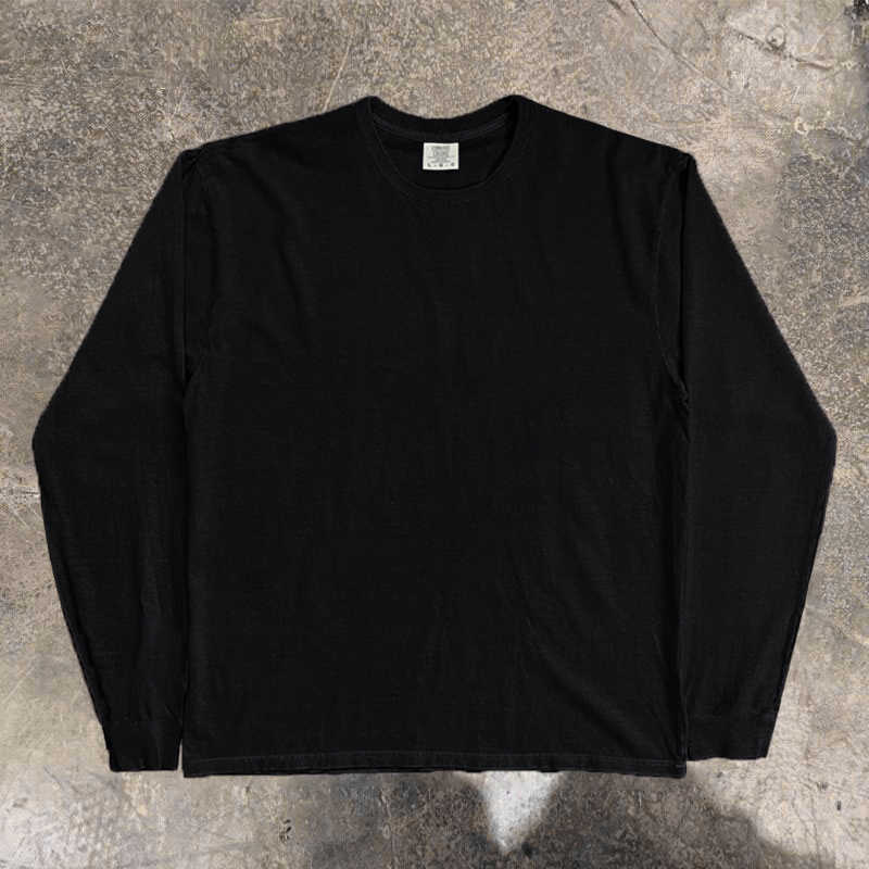 Men's Solid Color Basic Loose Round Neck T-shirt