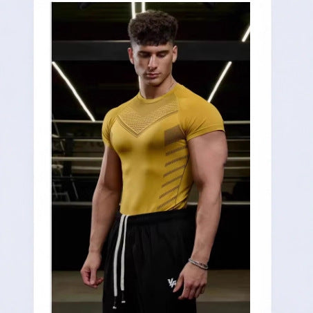 Running Quick-dry Fitness T-shirt Workout Sportswear