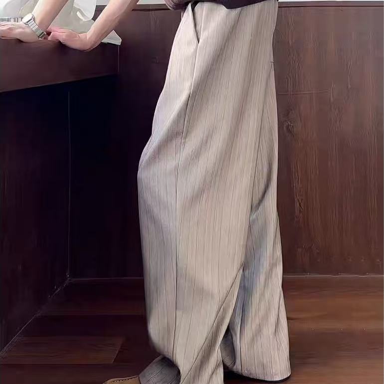 Mens Stylish Casual Loose-fitting Straight-leg Pants