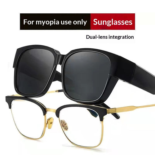 Blue-lens Sun Visor Sunglasses For Outdoor Driving