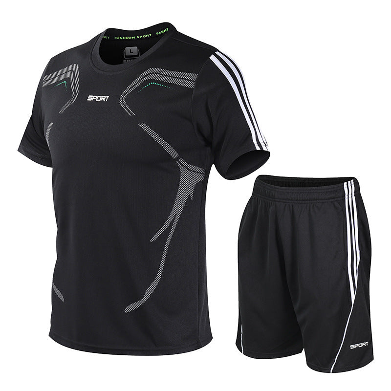 Men's Sets Summer Sportswear T-Shirts And Shorts Track