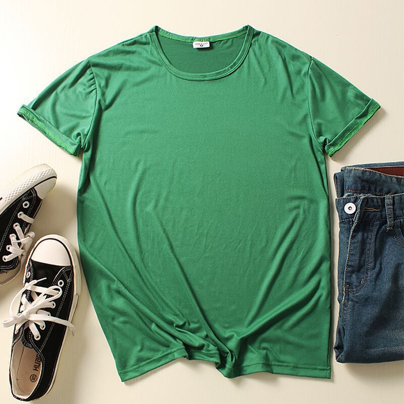 Summer Clothing Crew-neck Blank T-shirts For Men And Women