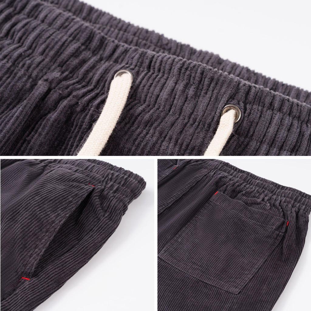 Men Fashionable Casual Cotton Corduroy Shorts