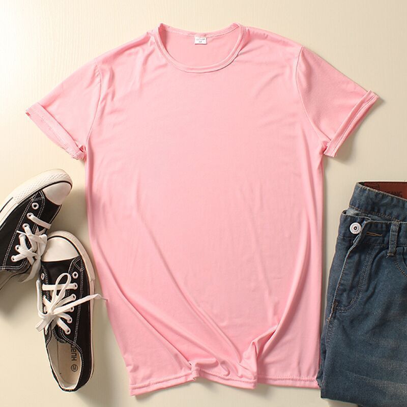 Summer Clothing Crew-neck Blank T-shirts For Men And Women