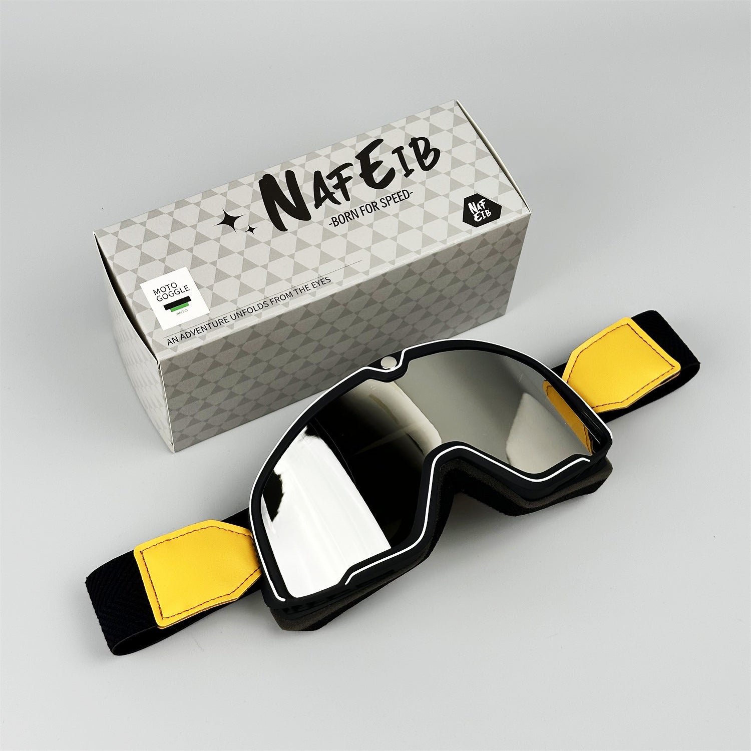 Retro-style DEUS Motorcycle Helmet Goggles