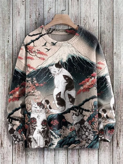 Vintage Japanese-style Hoodie For Men And Women