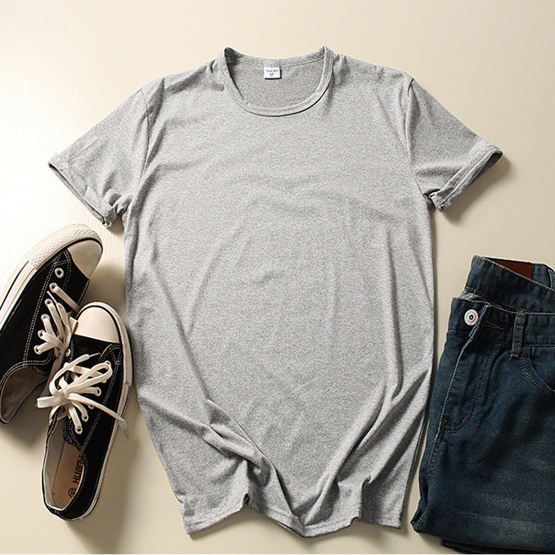 Summer Clothing Crew-neck Blank T-shirts For Men And Women