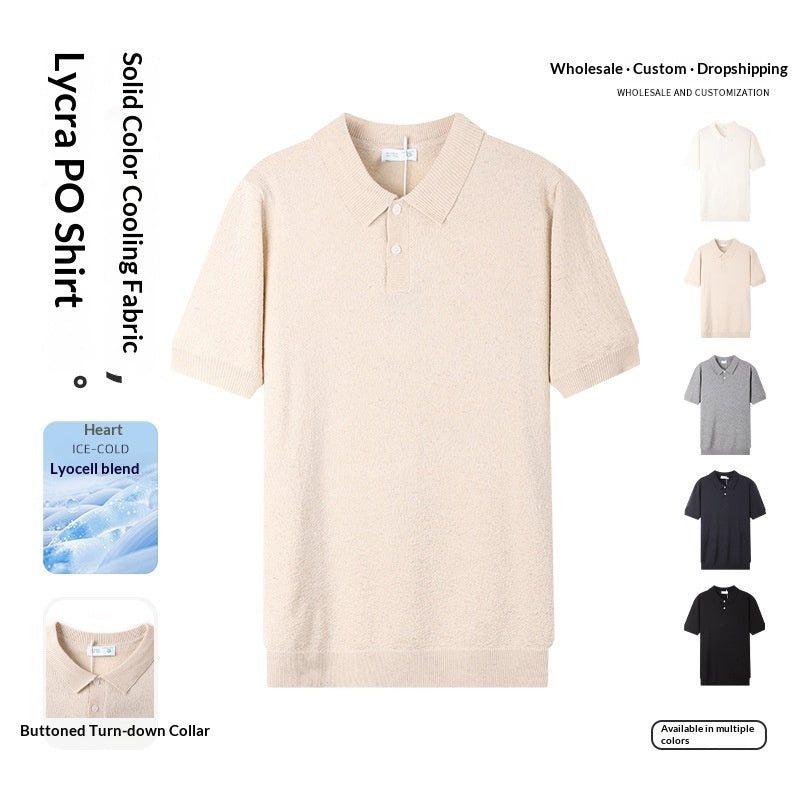 Men's High-end Collar Paul High-end Polo Shirt