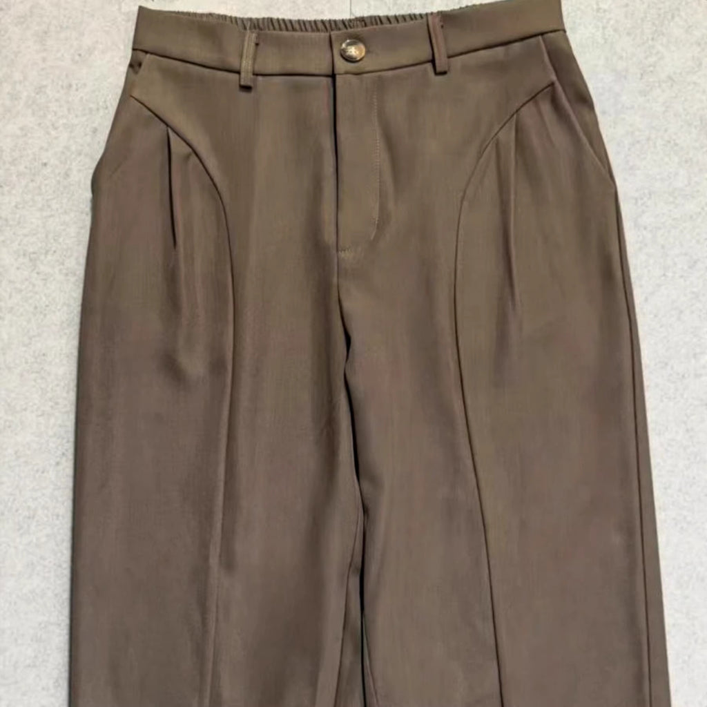 New Mens High-waisted Wide-leg Machete Pants