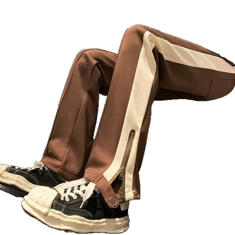 Mens Loose Fitting Straight Leg Summer Pants