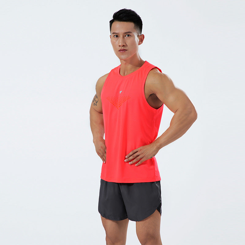 Mens Plus-Size Stretchy Breathable Tank Top