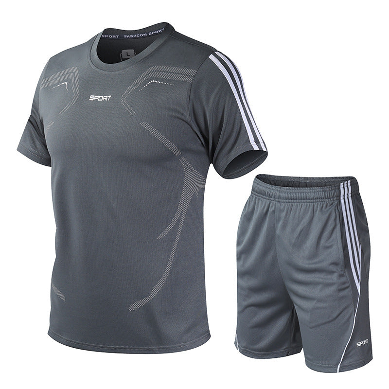 Men's Sets Summer Sportswear T-Shirts And Shorts Track