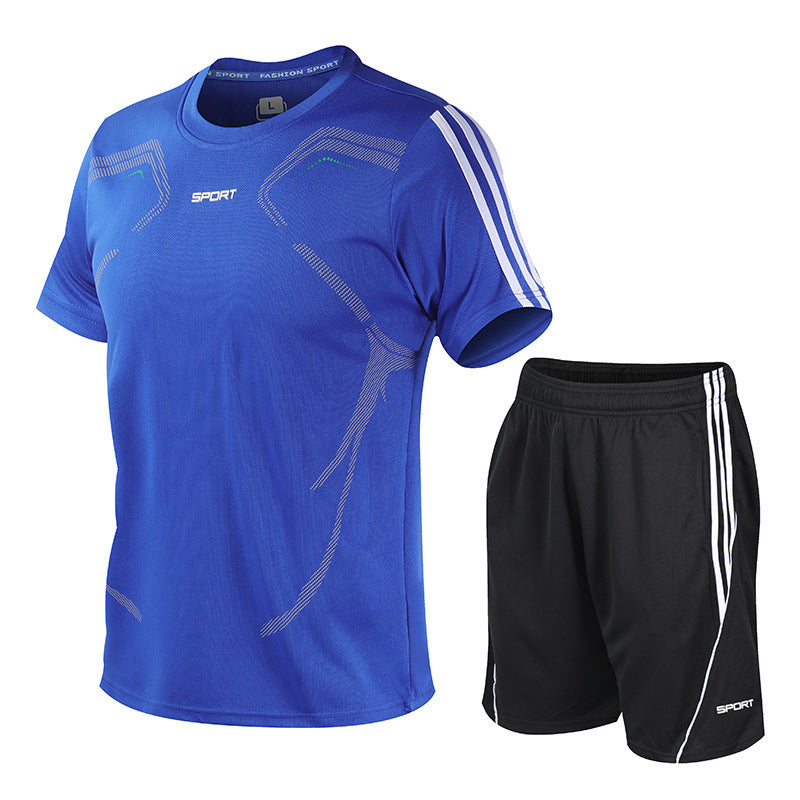 Men's Sets Summer Sportswear T-Shirts And Shorts Track