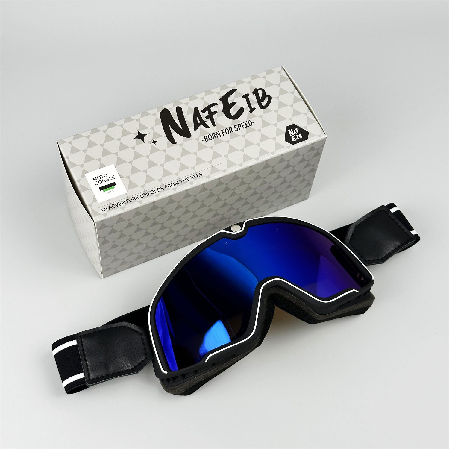 Retro-style DEUS Motorcycle Helmet Goggles