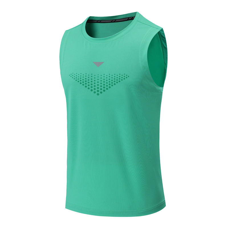 Mens Plus-Size Stretchy Breathable Tank Top