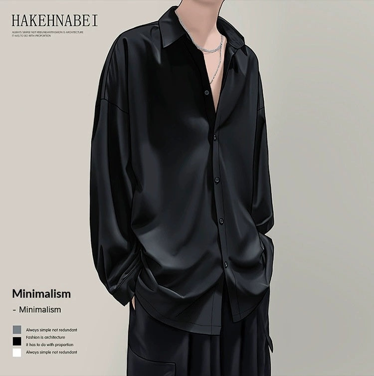 Loose-fit Casual Striped Shirt