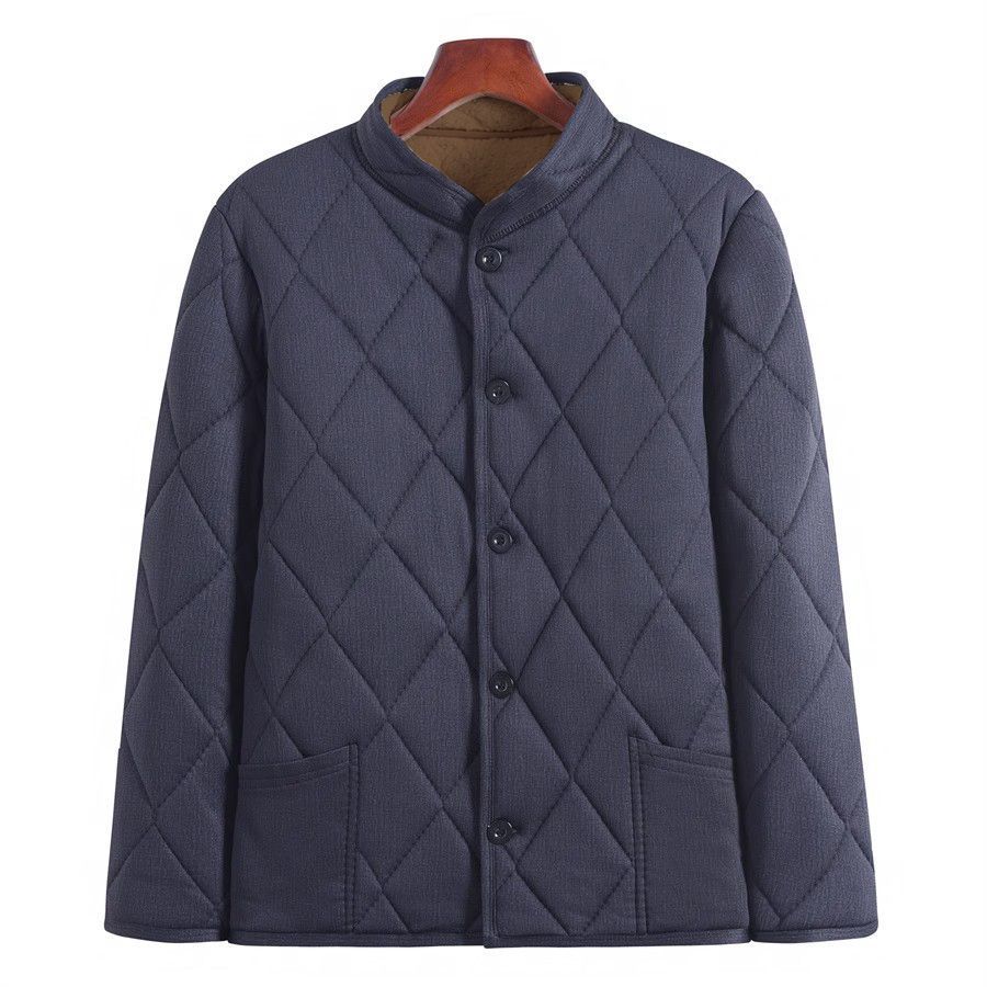 Men's Fleece Lined Thick Cotton Padded Jacket